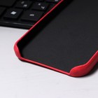 Чехол LuazON для iPhone 12/12 Pro, с отсеком под карты, кожзам, красный - Фото 5