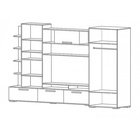 Гостиная «Денвер», 2450×470×1860 мм, цвет белый - Фото 2