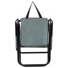 Стул туристический Maclay, с сумкой, р. 24х26х60 см, до 60 кг, цвет серый - Фото 7