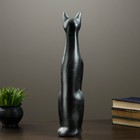 Фигура "Кошка Египетская" 12х12х50см чернная/серебро - Фото 3