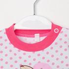 Комплект детский, цвет белый/розовый, рост 74 см - Фото 2