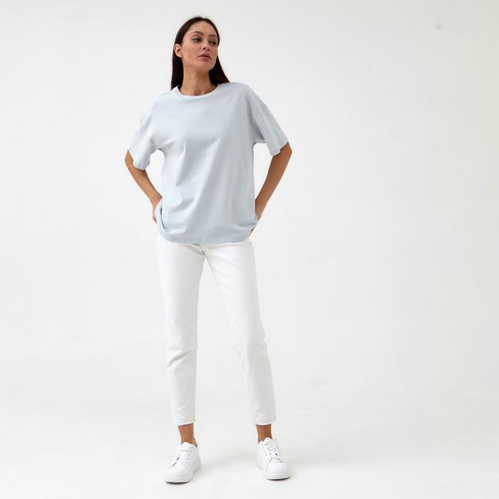Футболка женская MIST basic, L-XL, серый - Фото 1