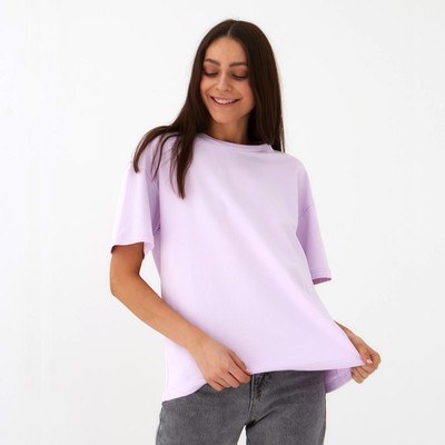 Футболка женская MIST basic, размер 48-50, лиловая