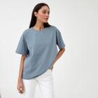 Футболка женская MIST basic, L-XL, серо-голубой - фото 42986805