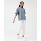 Футболка женская MIST basic, L-XL, серо-голубой - фото 42986810