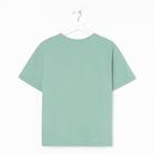 Футболка женская MIST basic, L-XL, зелёный - фото 33768289
