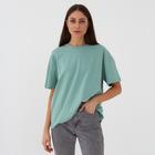 Футболка женская MIST basic, L-XL, зелёный - фото 33768281