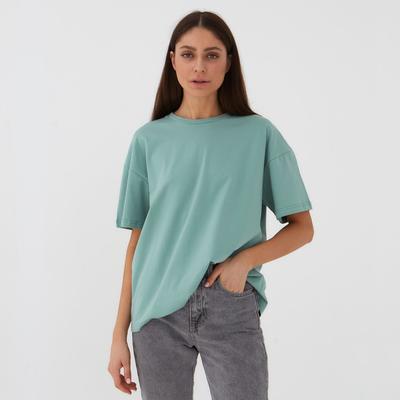 Футболка женская MIST basic, L-XL, зелёный