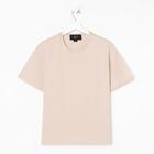 Футболка женская MIST basic, L-XL, бежевый - Фото 7