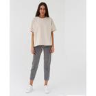 Футболка женская MIST basic, L-XL, бежевый - Фото 2