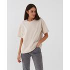 Футболка женская MIST basic, L-XL, бежевый - Фото 4