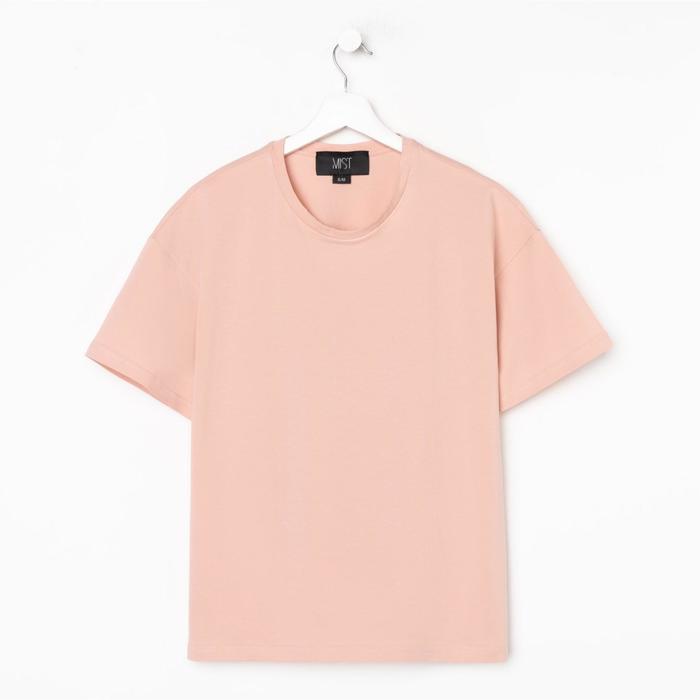Футболка женская MIST basic, размер 46-48 (L-XL), розовая