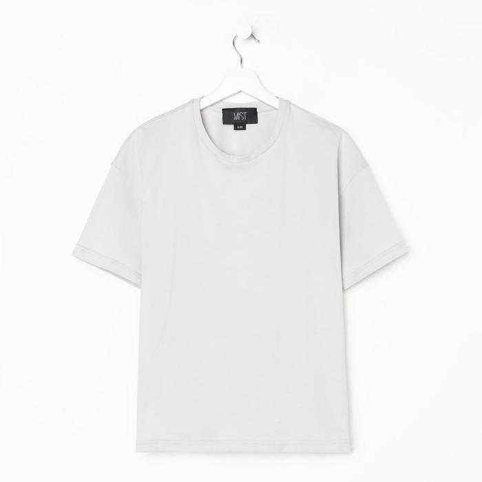 Футболка женская MIST basic, размер 46-48 (L-XL), светло-серая