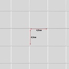 Сетка торговая 40×150 см, окантовка 6 мм, пруток - 4 мм, белая, (порошковое покрытие) - Фото 2