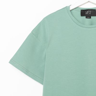 Футболка женская MIST basic, S-M, зелёный