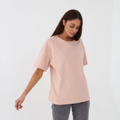 Футболка женская MIST basic, размер 44-46, розовая
