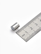 Замок-концевик магнитный, L=20 мм, вн.d=7 мм, (набор 3 шт.), цвет серебро - Фото 3