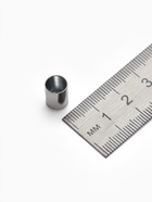 Замок-концевик магнитный, L=20 мм, вн.d=7 мм, (набор 3 шт.), цвет серебро - Фото 4