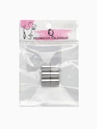 Замок-концевик магнитный, L=20 мм, вн.d=7 мм, (набор 3 шт.), цвет серебро - Фото 5