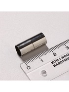 Замок-концевик магнитный, L=20 мм, вн.d=8 мм, (набор 3 шт.), цвет серебро - фото 57945651