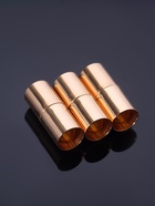 Замок-концевик магнитный, 3 шт. L=20 мм, внутренний d=8 мм, цвет золото - Фото 6