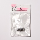 Замок-концевик магнитный, L=20 мм, d (внутренний)=12 мм, (набор 2 шт.), цвет серебро - Фото 5