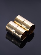 Замок-концевик магнитный, L=20 мм, d (внутренний)=12 мм, (набор 2 шт.), цвет золото - Фото 2