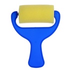 Валик для краски, поролон, фигурный, пластиковая ручка, в пакете - фото 68054408