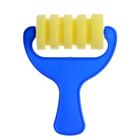 Валик для краски, поролон, фигурный, вертикальные полоски, в пакете, 70 мм - Фото 1