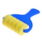 Валик для краски, поролон, фигурный, вертикальные полоски, в пакете, 70 мм - Фото 2