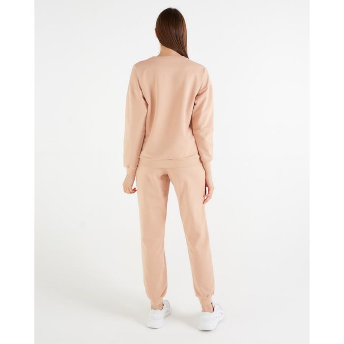 Костюм женский (свитшот, брюки) MINAKU: Casual Collection цвет бежевый, размер 50 49840