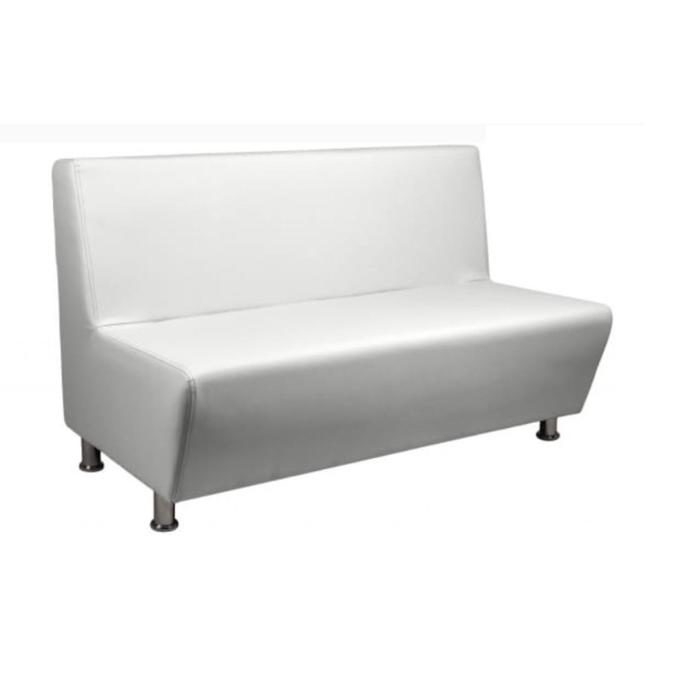 Диван офисный «Рон», без подлокотников, экокожа, 1350×740×830 мм, цвет белый - Фото 1