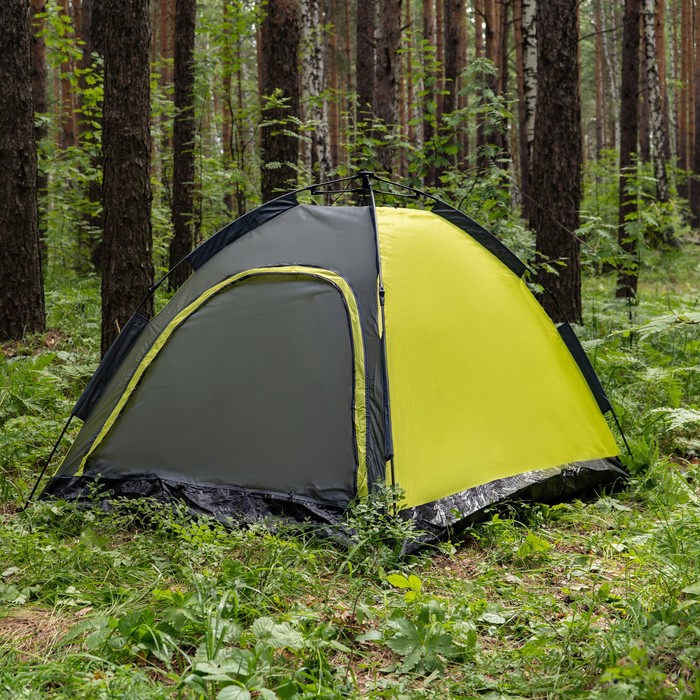 Палатка-автомат туристическая Maclay SWIFT 4, 255х255х150 см, 4-местная, однослойная - фото 1905785464