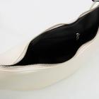 Кросс-боди, отдел на молнии, цвет бежевый - Фото 3