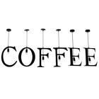 Светильник подвесной "COFFEE" 5х40Вт E27 черный - фото 3755792