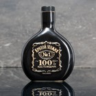 Графин - штоф керамический «Джек», 175 мл, цвет чёрный - фото 4325078