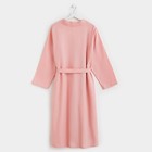 Халат вафельный женский удлинённый Экономь и Я размер 46-48, цвет пудра, 100% хлопок, 200 г/м² - Фото 9