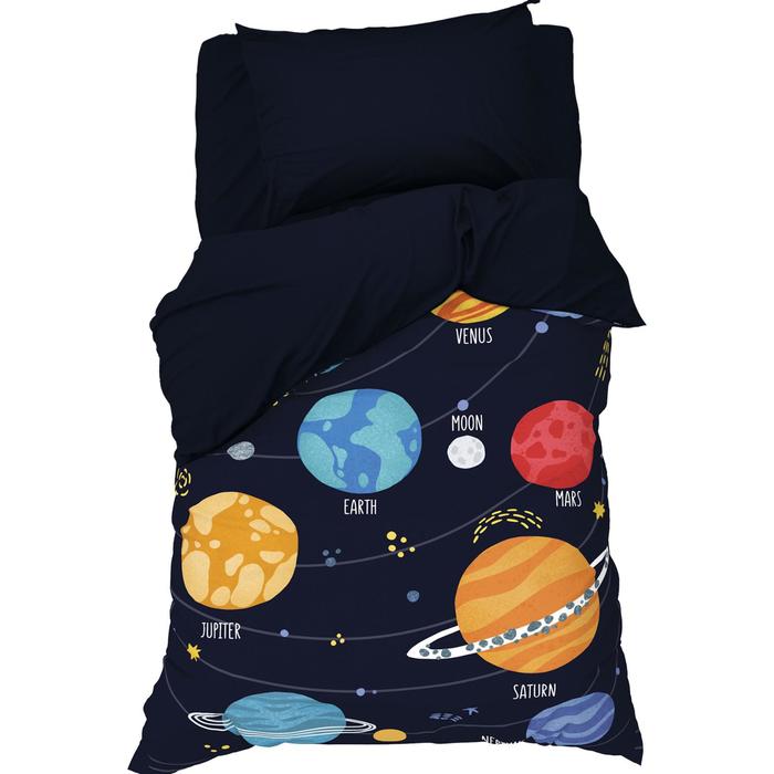 Постельное бельё 1.5-спальное «Этель» Planet, бязь