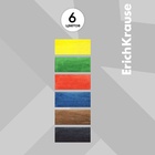 Акварель ErichKrause, 6 цветов, без кисти, мягкий пластик, экономичная упаковка, пакет с европодвесом - Фото 3