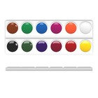 Акварель ErichKrause, 12 цветов, в мягком пластике, без кисти, экономичная упаковка, пакет с европодвесом - Фото 6