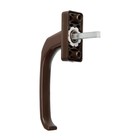 Ручка оконная алюм., 35 мм, коричневая - фото 24532721