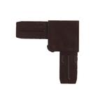 Уголок соединительный усиленный, коричневый 6923777