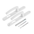 Гарнитур нажимной с пружиной 85/25, стандартный RAL9016, белый - фото 24114136