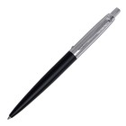Ручка шариковая Parker Jotter XL K69 Matte Black CT M, корпус из нержавеющей стали, синие чернила - Фото 2