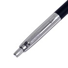 Ручка шариковая Parker Jotter XL K69 Matte Black CT M, корпус из нержавеющей стали, синие чернила - Фото 4