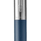 Ручка шариковая Parker Jotter XL K69 Matte Blue CT M, корпус из нержавеющей стали, синие чернила - Фото 6