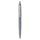 Ручка шариковая Parker Jotter XL K69 Matte Grey CT M, корпус из нержавеющей стали, синие чернила - Фото 3