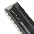 Ручка шариковая Parker Jotter XL K69 Matte Grey CT M, корпус из нержавеющей стали, синие чернила - Фото 5