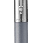 Ручка шариковая Parker Jotter XL K69 Matte Grey CT M, корпус из нержавеющей стали, синие чернила - Фото 6