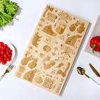 Доска разделочная «Уверенность», массив сосны, 50×30×2 см - фото 47619052